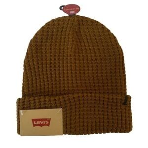 NWT. LEVI’S Men’s Two-in-One Reversible Waffle Knit Beanie